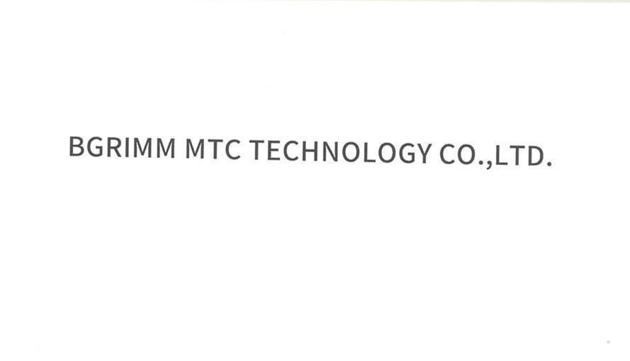 BGRIMM MTC TECHNOLOGY CO.，LTD.logo