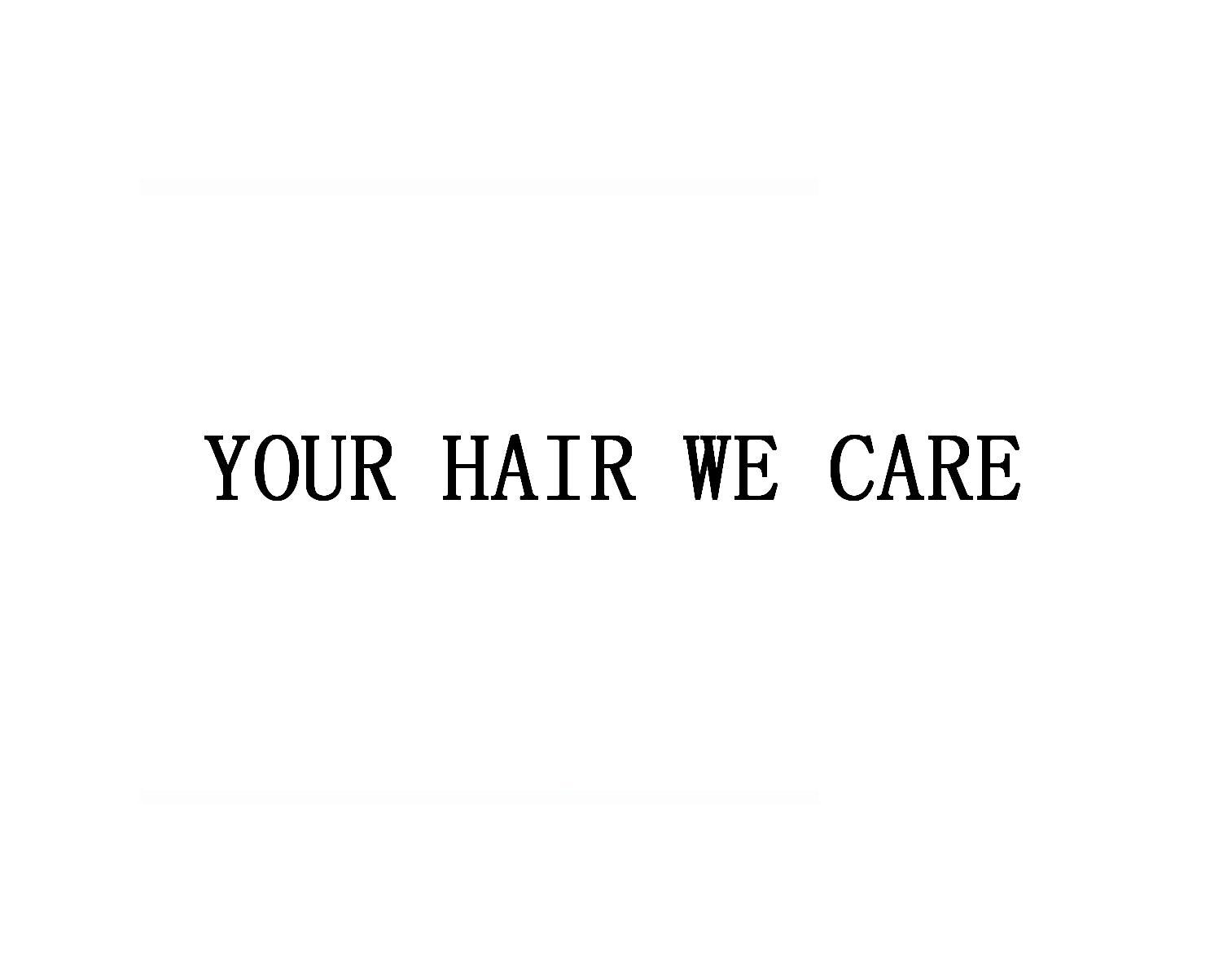 YOUR HAIR WE CARElogo