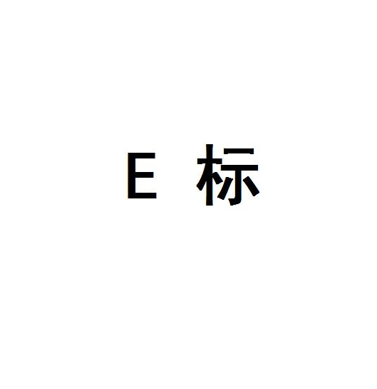 E 标logo