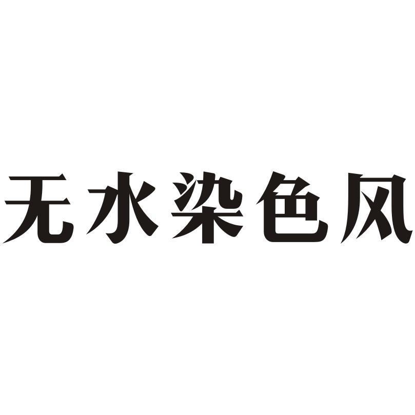 无水染色风logo